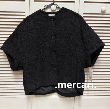 PASSIONE 블랙 노카라 재킷