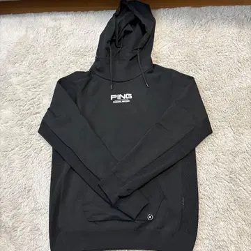 PING 블랙 후디 M