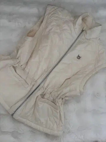 WACC 퀼팅 슬리브리스 자켓