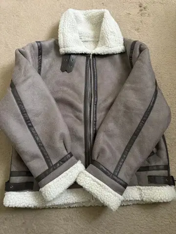 GRL 옷깃 2Way 무스탕 보아 블루종 (k9056b)