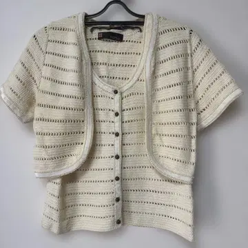 UNITED ARROWS PINK LABEL 반팔 가디건