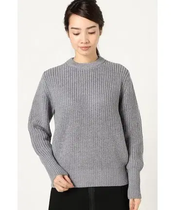 VONDEL THE AZE NEW 미들 게이지 크루넥 니트 S