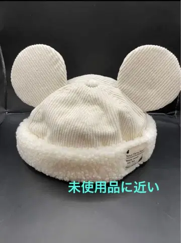도쿄 디즈니 미키 모자 보아캡 코듀로이 이어햇 54cm