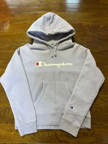 champion 리버스 위브 풀오버 후드티 퍼플 S사이즈