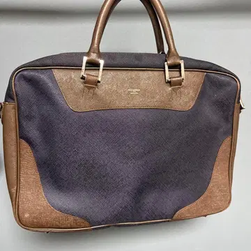 PELLE MORBIDA 비즈니스 백 네이비/브라운