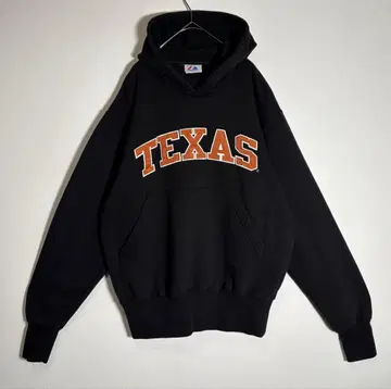 Majestic 마제스틱 텍사스 칼리지 자수 로고 속기모 후드티