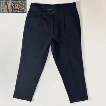 BEAMS PLUS 플러스 코듀라 울 팬츠 블랙 CODURA L