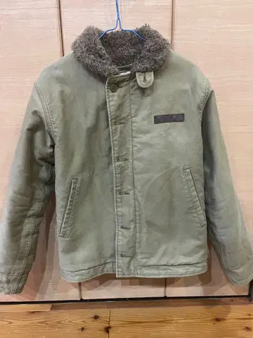U.S. NAVY 밀리터리 자켓 카키 사이즈 36