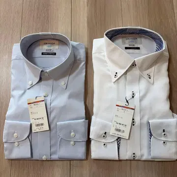 ORIHICA 슈퍼 스트레치 와이셔츠 2색 세트