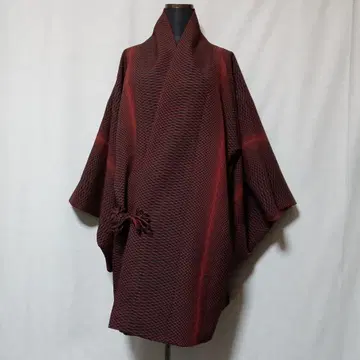 새상품 일본 의류 코트 도중착 리버서블 기모노 코트 긴 겉옷