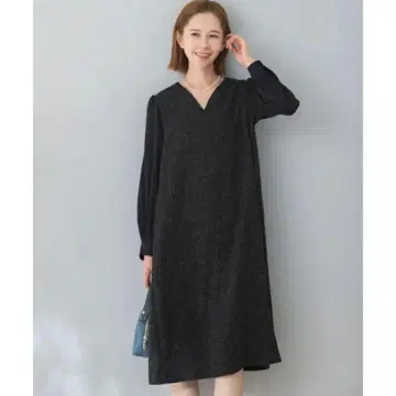 도킹 트위드 플레어 원피스 ROSSO 포멀 드레스