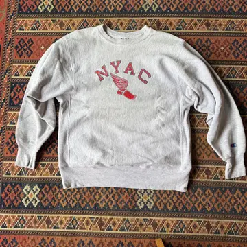 NYAC 챔피온 리버스 위브 USA제 L 자수 택