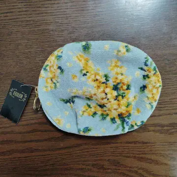 꽃무늬 타월 원단 파우치 MSO-241025#110