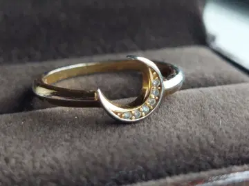 초승달 모티브 반지 / SILVER925 / 13호