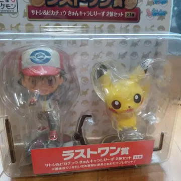 지우와 피카츄 피규어 세트 라스트 원상