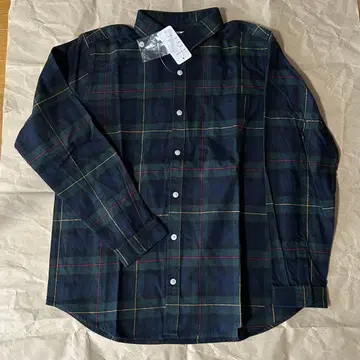[PORTLAND] 네이비 체크 플란넬 셔츠 택 포함 새상품