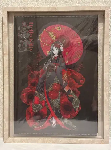 [액자 포함] 토미에 이토 준지 산리오 캐릭터즈 클리어 파일 기모노