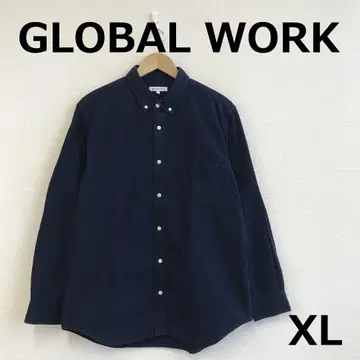 A1225B05 [ GLOBAL WORK ] 버튼 다운 플란넬 셔츠