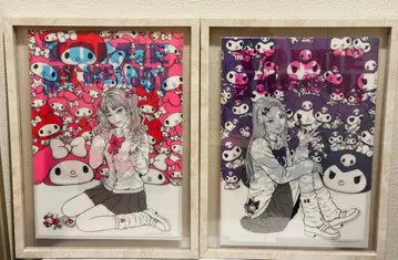 [액자 포함] 이토 준지 산리오 캐릭터즈 클리어 파일 갸루 토미에