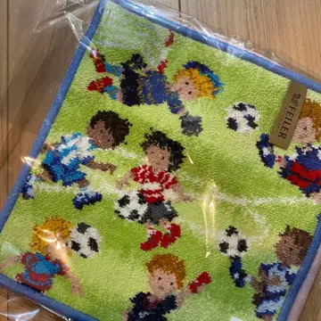 FEILER 축구 패턴 타월 손수건
