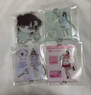 이코라부 모로하시 사나 미니 복권 지역 한정 시크릿 아크릴 키링 모음