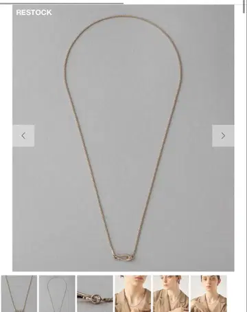 ete 베네치안 롱 목걸이