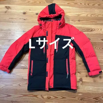 엑스쉘터(R) 단열 알파 프리미엄 기가퍼프 다운 코트 L 오렌지 레드