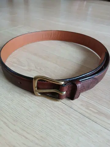 랄프 로렌 가죽 벨트 골드 버클 65