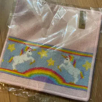 페이러 유니콘 패턴 손수건