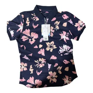 캘러웨이 플라워 패턴 셔츠 네이비/핑크 L 사이즈