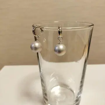 새상품! 담수 진주 실버 참