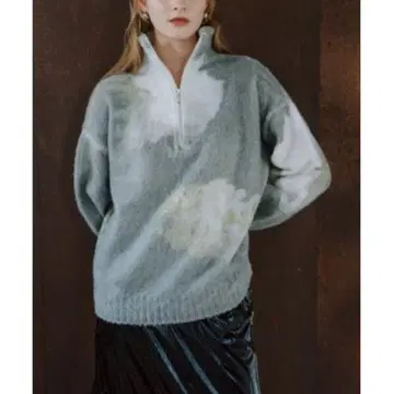 sahara 그라데이션 니트 그레이