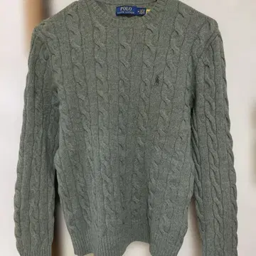 랄프 로렌 케이블 니트 스웨터