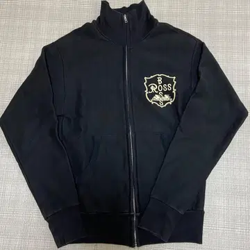 랑그리츠 레더 XS 속기모 지퍼 후드티 블랙