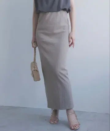 아뉴앙스 anuans 리브컷 타이트 스커트