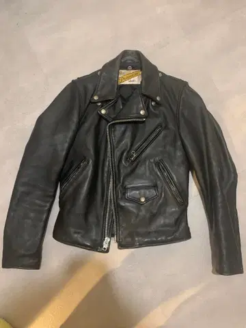 schott 618 샷 라이더 자켓 더블 천연 가죽