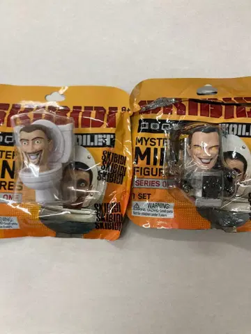 공식 SKIBIDI TOILET 미스터리 미니 피규어 스키비티 화장실