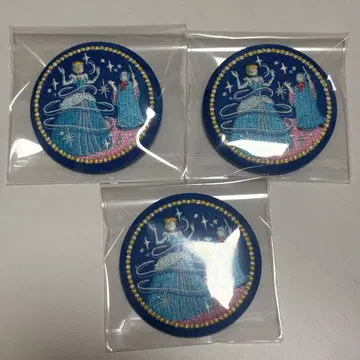 디즈니 자수 캔뱃지 비스킷 신데렐라