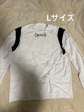 CRONOS 화이트 긴팔 티셔츠 L