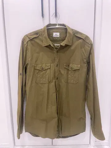 LACOSTE 긴팔 셔츠 카키