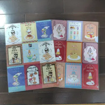 순정다방 산리오 캐릭터즈 클리어 파일 2장 세트