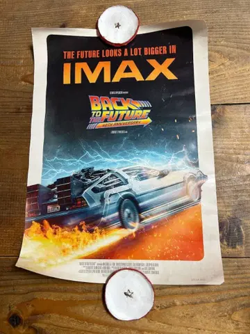 백 투 더 퓨처 40주년 기념 포스터 미사용