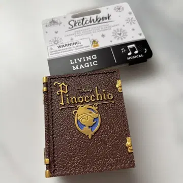 Disney Pinocchio 뮤지컬 스케치북 오너먼트