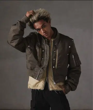 GRANCY MA-1 플라이트 자켓 S 카키