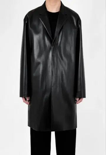 25SS LAD MUSICIAN 가죽 롱 코트