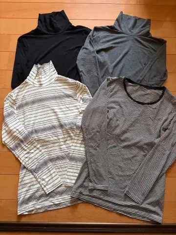 유니클로 터틀 히트텍 4개 여성용 L