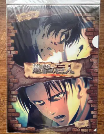 진격의 거인 A4 클리어 파일 엘렌 리바이