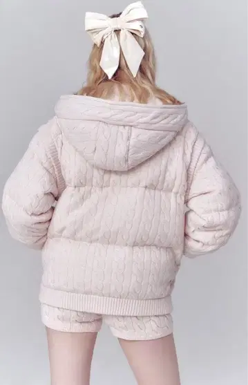 THETOE Wies Velour Ribbon 아이보리