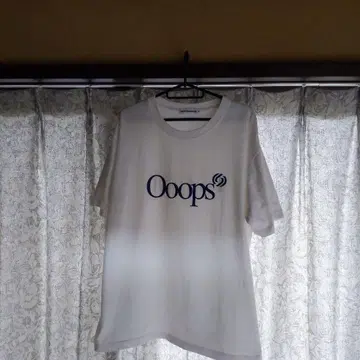 Ooops 남성용 T셔츠 L 화이트 베이스
