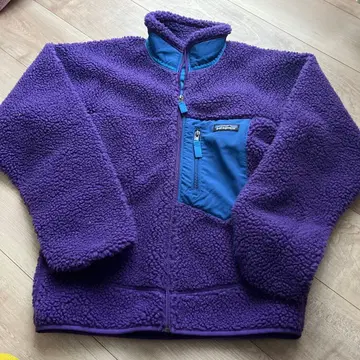 파타고니아 플리스 자켓 XS 보라색